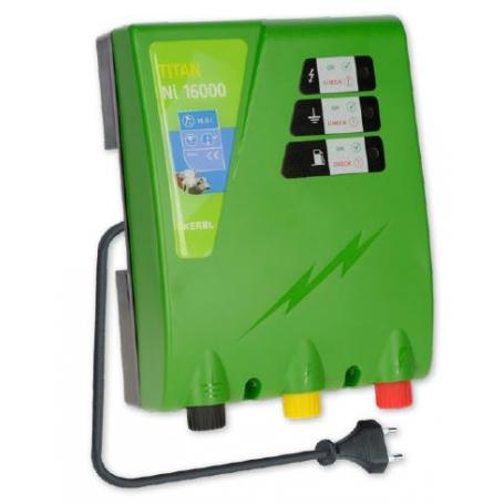 Elettrificatore per recinti elettrici da 230 V TITAN Ni 16000 Variante  Elettrificatore N16000