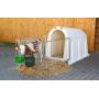 3977143 capannina per vitelli calfhouse senza recinto aggancio con recinto