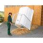 3977144 capannina per vitelli calfhouse con recinto alzata