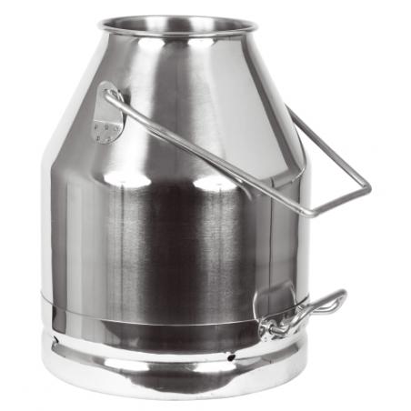 Secchio per latte in acciaio inox