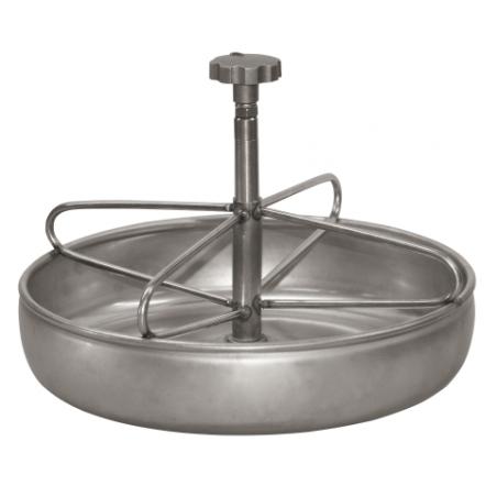 Mangiatoia in acciaio inox per suinetti 2 lt Mangiatoia in acciaio inox per suinetti 2 lt
