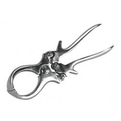 Castration pincer lambs in stainless steel
