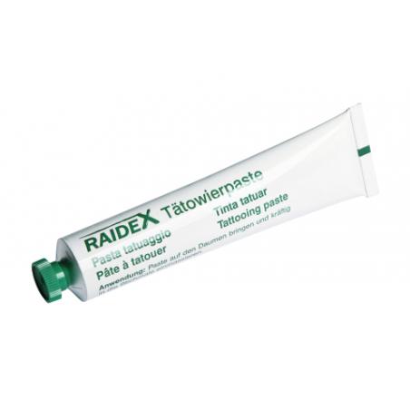 Raidex ink paste in green tube