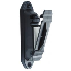 Profi clip insulator with non-slip rubber