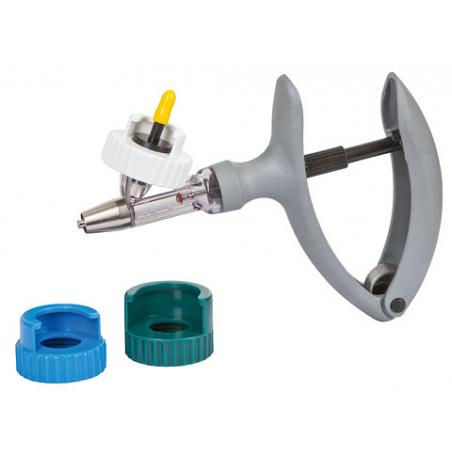 Eco-Matic syringe with adapter set for medical bottles