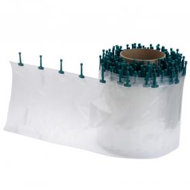 Flexible plastic bags, in rolls