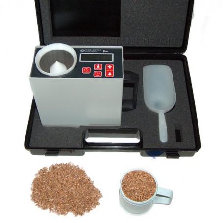 Grain moisture and temperature meter