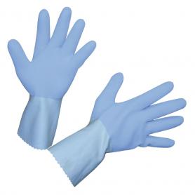 Fletex gloves with rough surface against acids and fats