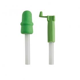 Green catheter for gilts with plug