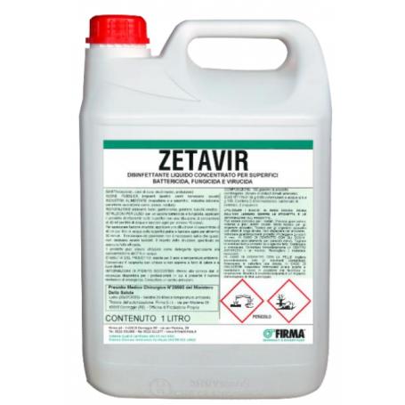 Zetavir liquid disinfectant for surfaces, bactericide, fungicide, virucide PMC